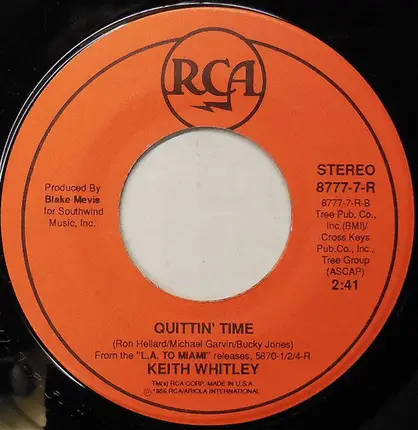 Earl Thomas Conley , Keith Whitley - Finally Friday / Quittin' Time