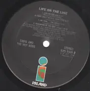 LP - Eddie And The Hot Rods - Life On The Line - US ISLAND