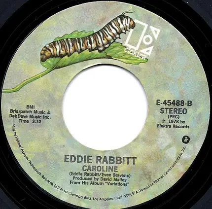 Eddie Rabbitt - You Don't Love Me Anymore / Caroline