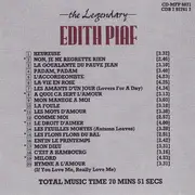 CD - Edith Piaf - The Legendary Edith Piaf