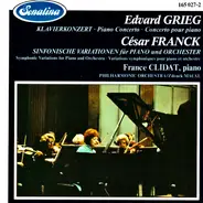 Edvard Grieg , César Franck , France Clidat , Philharmonia Orchestra , Zdenek Macal - Klavierkonzert - Sinfonische Variationen Für Piano Und Orchester
