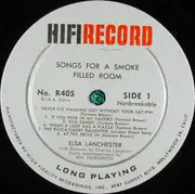 LP - Elsa Lanchester - Songs For A Smoke-Filled Room