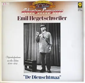Emil Hegetschweiler - De Dienschtmaa