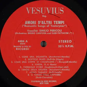 Emilio Pericoli - Amori D'altri Tempi