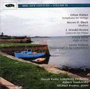 CD - Ethan Haimo / Steven D. Block / J. Windel Brown / Paula Diehl / Lewis Nielson - Symphony For Strings / Shadows / Concerto For Piano / Right Of Way / Crosscurrents On The Vertical River