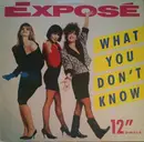 12'' - Exposé - What You Don't Know