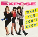 7inch Vinyl Single - Exposé - What You Don't Know