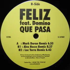 Feliz Feat. Domino - Que Pasa