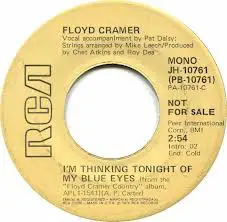 Floyd Cramer - I'm Thinking Tonight Of My Blue Eyes