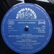 LP - Francis Poulenc , Darius Milhaud , Jacques Ibert , Jean Françaix / Prague Wind Quintet , Josef Hála - Sextuor - Cheminée Du Roi René - Trois Pièces Brèves - Quintette