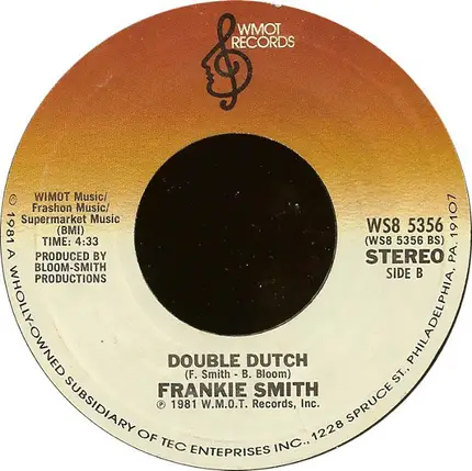 Frankie Smith - Double Dutch Bus