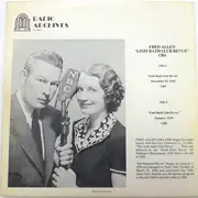 LP - Fred Allen - Linit Bath Club Revue CBS 1932-33