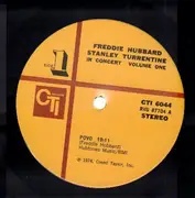 LP - Freddie Hubbard / Stanley Turrentine - In Concert Volume One - Gatefold