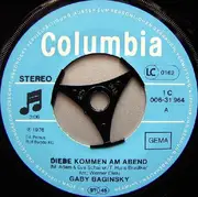 7inch Vinyl Single - Gaby Baginsky - Diebe Kommen Am Abend / Der Plattenschrank Von Großpapa