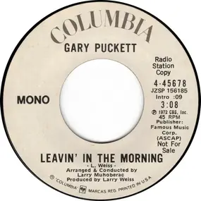 Gary Puckett - Leavin' In The Morning