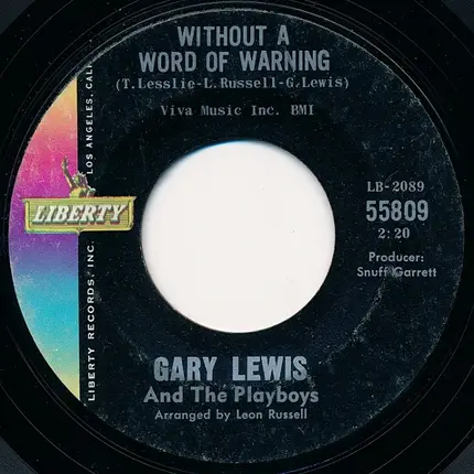 Gary Lewis & The Playboys - Save Your Heart For Me