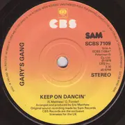 7'' - Gary's Gang - Keep On Dancin'