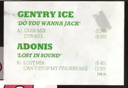 12inch Vinyl Single - Gentry Ice / Adonis - Do You Wanna Jack / Lost In The Sound