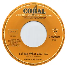 Gene Chandler - There Goes The Lover / Tell Me What Can I Do