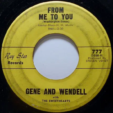 Gene & Wendell With The Sweethearts - The Roach