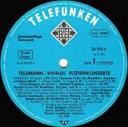 LP - Georg Philipp Telemann • Antonio Vivaldi / Frans Brüggen - Flötenkonzerte