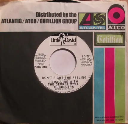 Geraldine With George Wyle And His Orchestra - Don't Fight The Feeling / Killer