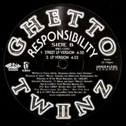 12inch Vinyl Single - Ghetto Twiinz - Responsibility