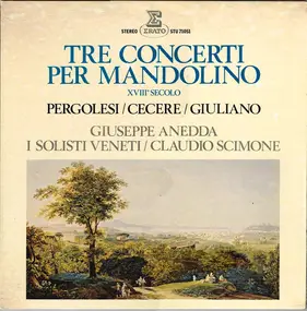 Giovanni Pergolesi - Tre Concerti Per Mandolino