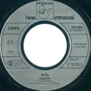 7inch Vinyl Single - Gilla - Cigarillo / Friday On My Mind