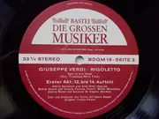 10'' - Giuseppe Verdi - Rigoletto (Gesamtaufnahme) - Giuseppe Verdi 1. Serie In 4 Folgen - Band II - with book