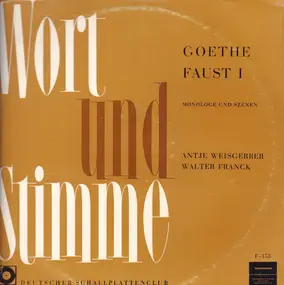 Goethe - Faust I - Monologe Und Szenen