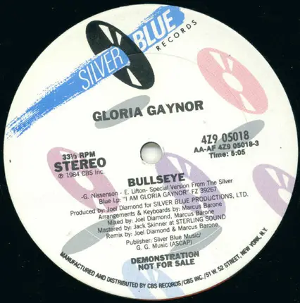 Gloria Gaynor - Bullseye / Chain Of Whispers