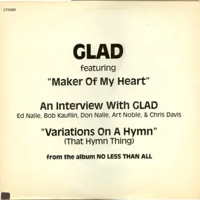 Glad - Maker Of My Heart