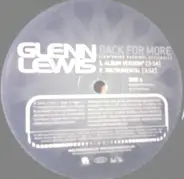Glenn Lewis - Back For More