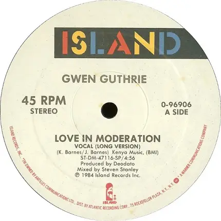 Gwen Guthrie - Love In Moderation