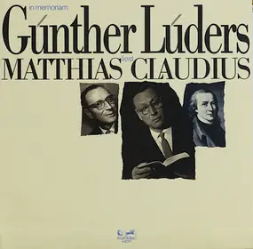 Günther Lüders - In Memoriam - Günther Lüders Liest Matthias Claudius