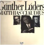 Günther Lüders liest - Matthias Claudius