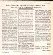 LP - Hampton Hawes Quartet - All Night Session, Vol. 2 - Limited Edition+ Insert