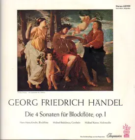 Georg Friedrich Händel - Die 4 Sonaten Für Blockflöte, Op. 1