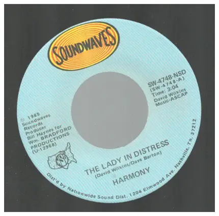 Harmony - The Lady In Distress / The Cheatin' Wheel