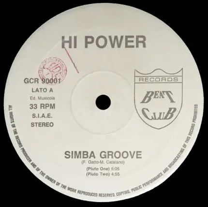 Hi Power - Simba Groove / Cult Of Snap