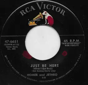 Homer And Jethro - Just Be Here / Where Is That Doggone Gal Of Mine?