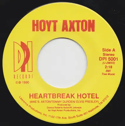 Hoyt Axton - Heartbreak Hotel