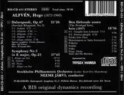 CD - Hugo Alfvén - Dala Rhapsody (Swedish Rhapsody No. 3) / Symphony No. 3 In E / Den Förlorade Sonen, Suite