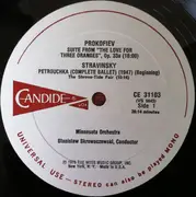 LP - Stravinsky - Prokofiev - Petrouchka / The Love For Three Oranges (Suite)