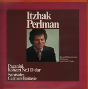 LP - Itzhak Perlman - Paganini: Konzert Nr.1 D-dur / Sarasate: Carmen-Fantasie