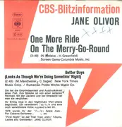 7inch Vinyl Single - Jane Olivor - One More Ride On The Merry-Go-Round