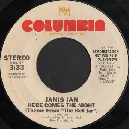 Janis Ian - Here Comes The Night (Theme From "The Bell Jar")