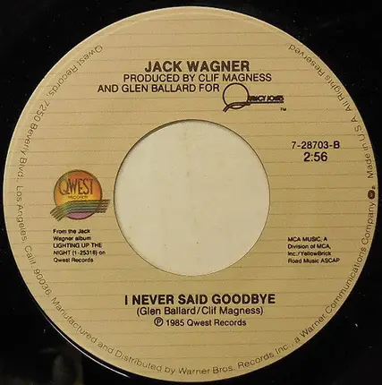 Jack Wagner - If She Loves Like She Looks