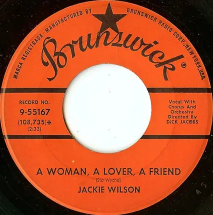 Jackie Wilson - (You Were Made For) All My Love / A Woman, A Lover, A Friend